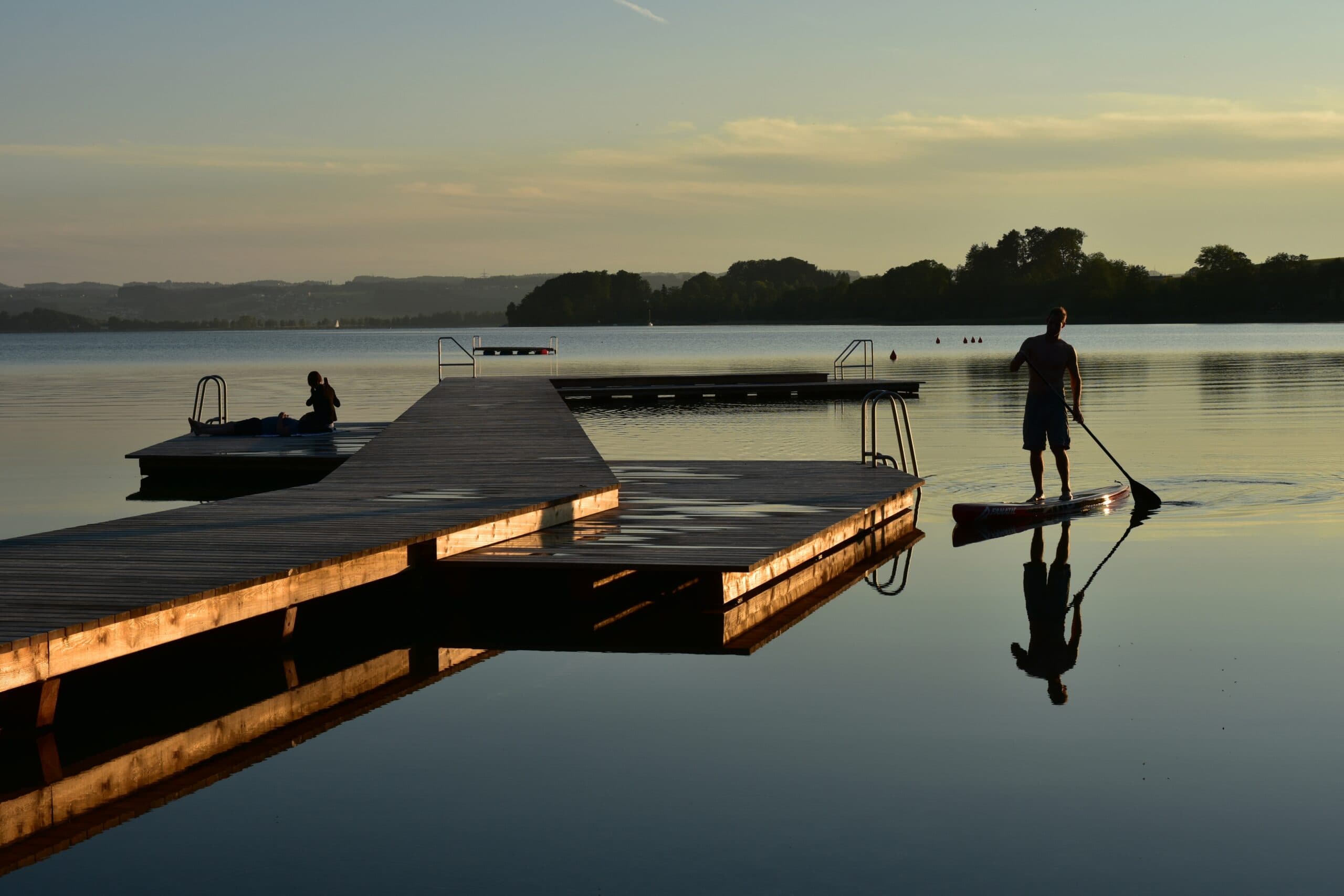 Naturbadestrand Lochen am Mattsee